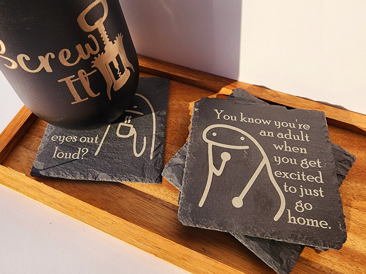 Ready-to-Go Coasters- Set of 4