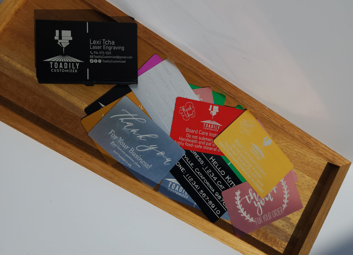 Customized Business Card Holder