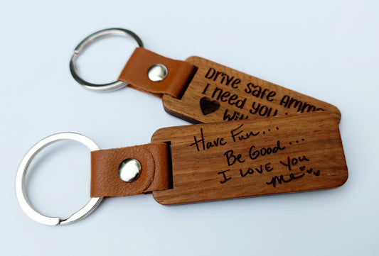 Customized Wooden Keychain