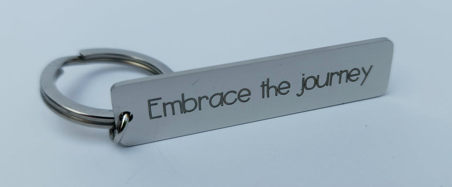 Customized Mirror Polish Stainless Steel Keychain