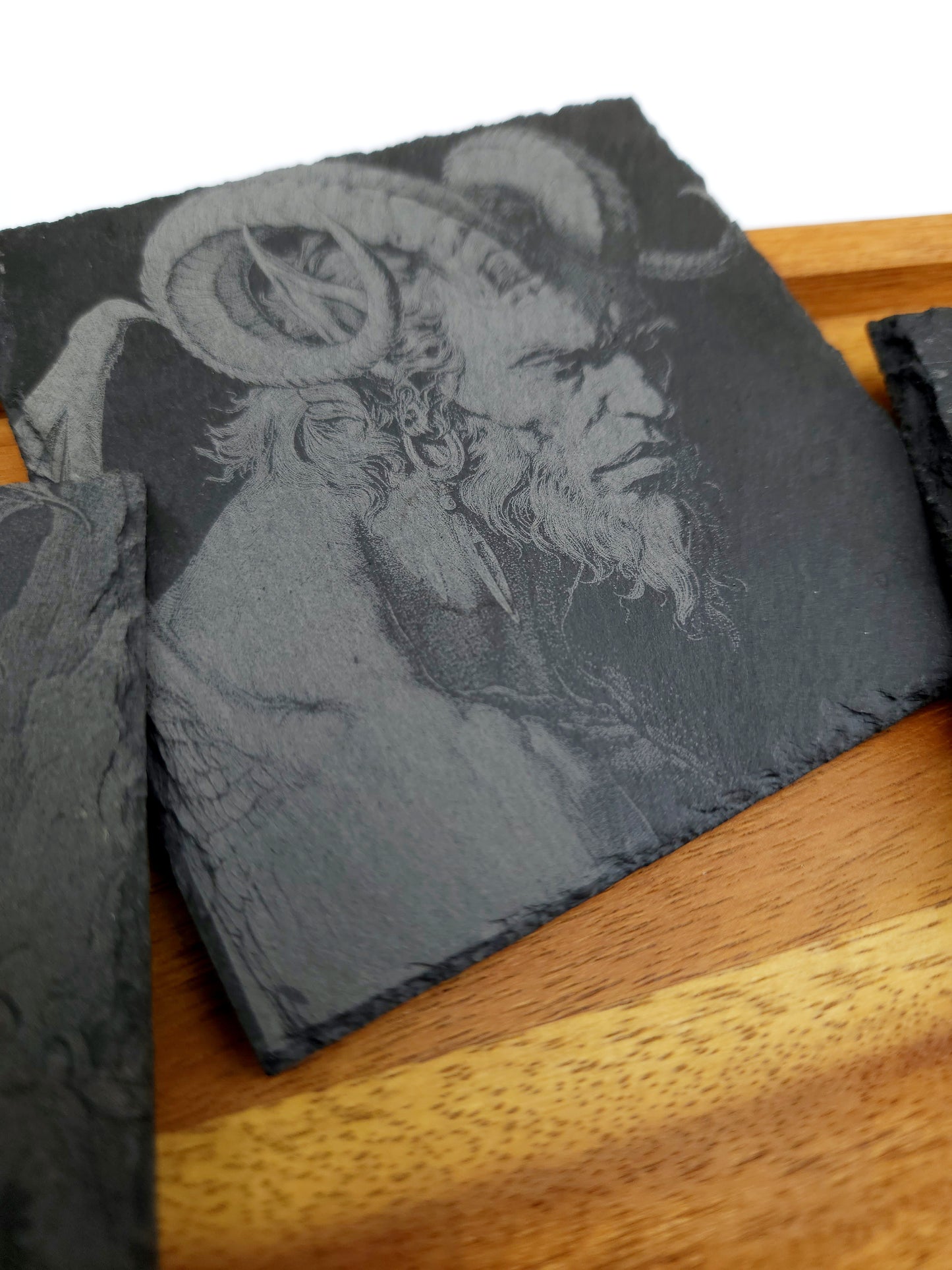 Halloween Slate Coasters- Set of 4