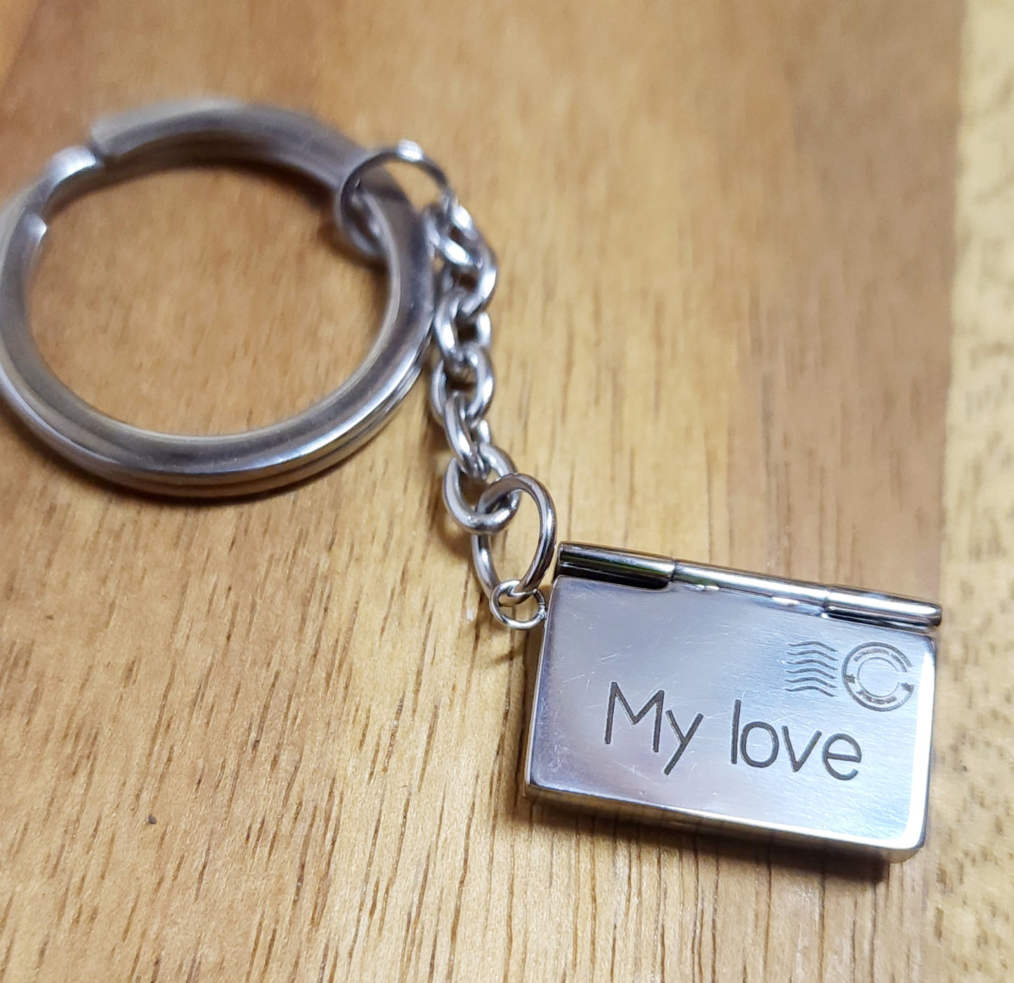 Customized Secret Message Keychain