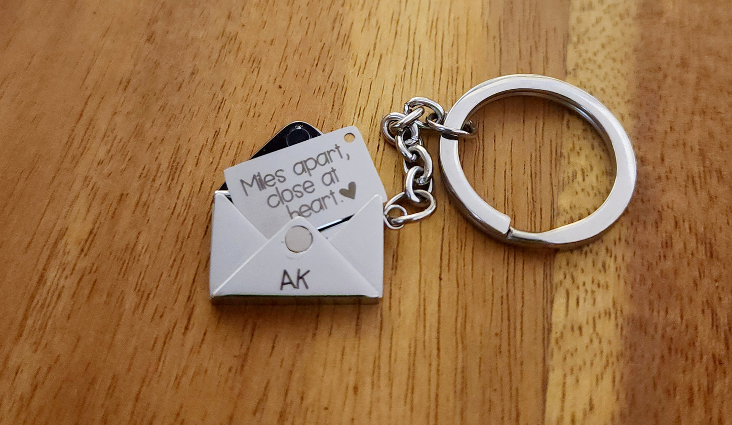 Customized Secret Message Keychain