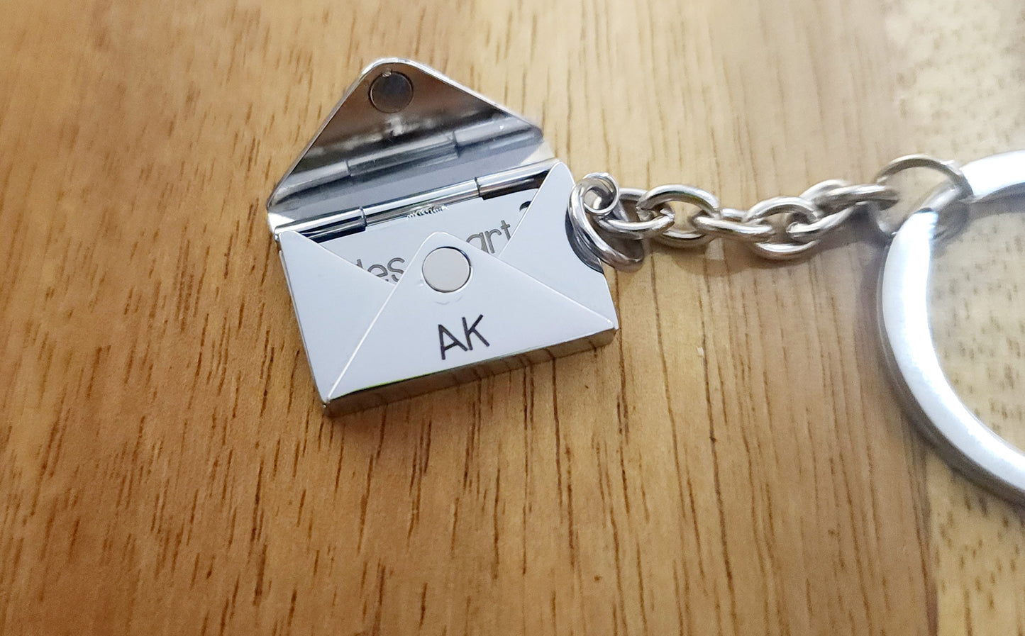 Customized Secret Message Keychain