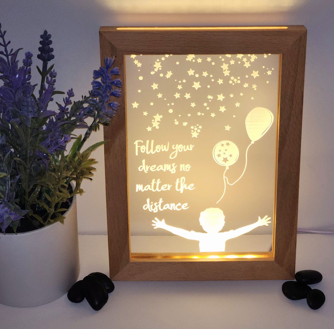 Customized Light-Up LED Frame