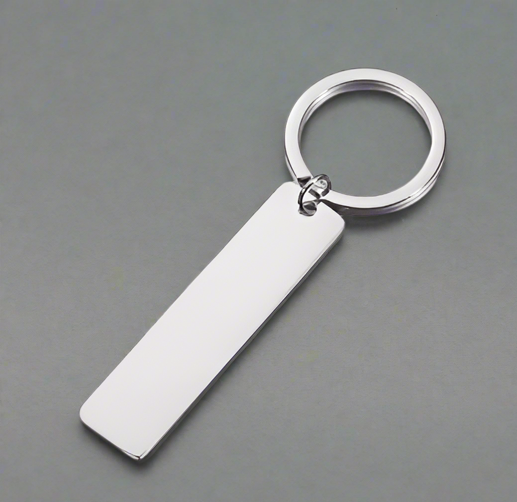 Customized Mirror Polish Stainless Steel Keychain